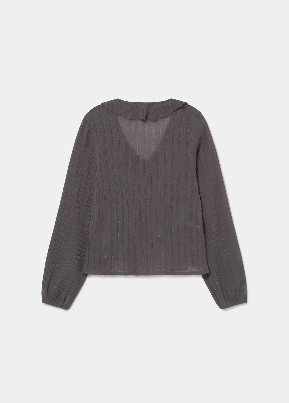 Blusa ml cuerpo smock tejido lurex