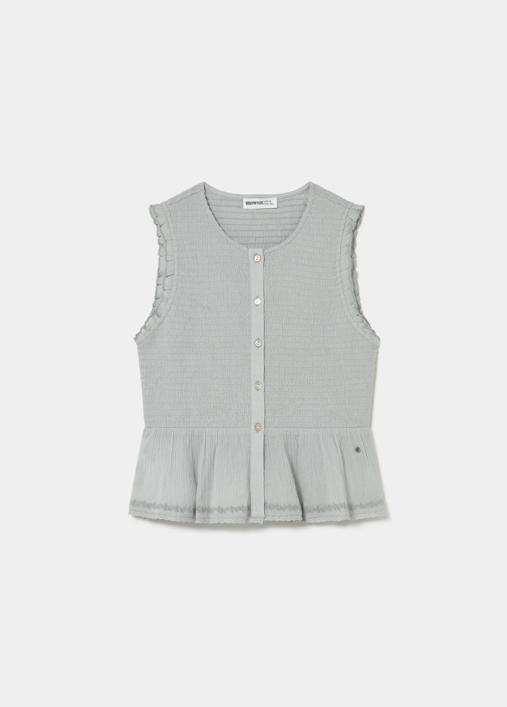Blusa smock bordado