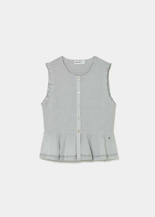 Blusa smock bordado