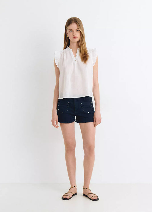 Blusa volantes estructura