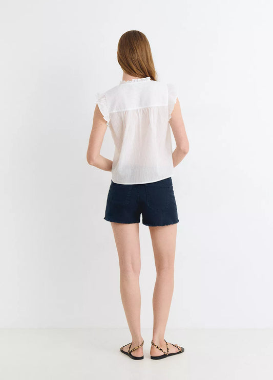 Blusa volantes estructura