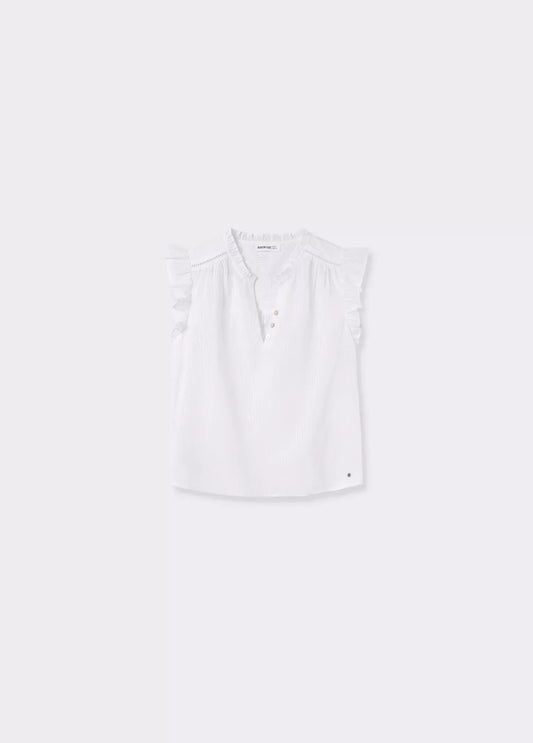 Blusa volantes estructura