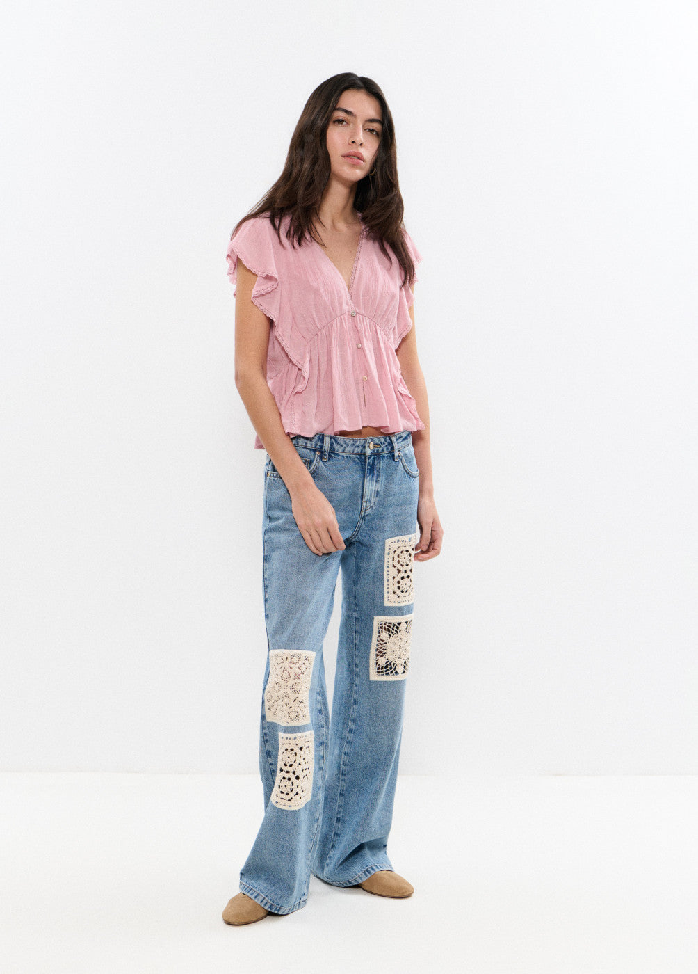 Blusa volantes