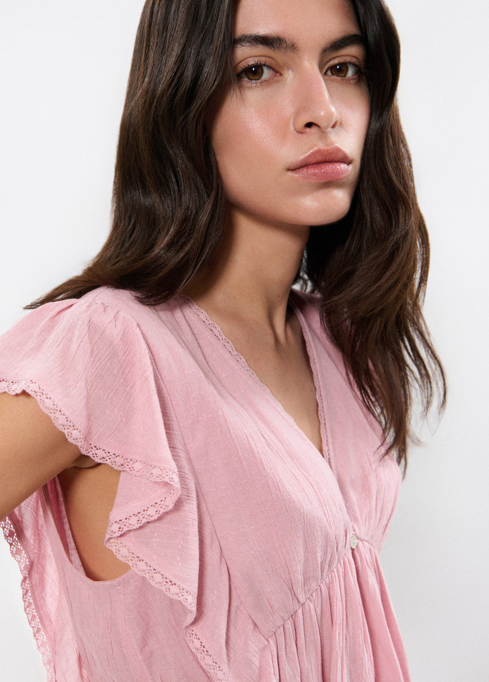 Blusa volantes