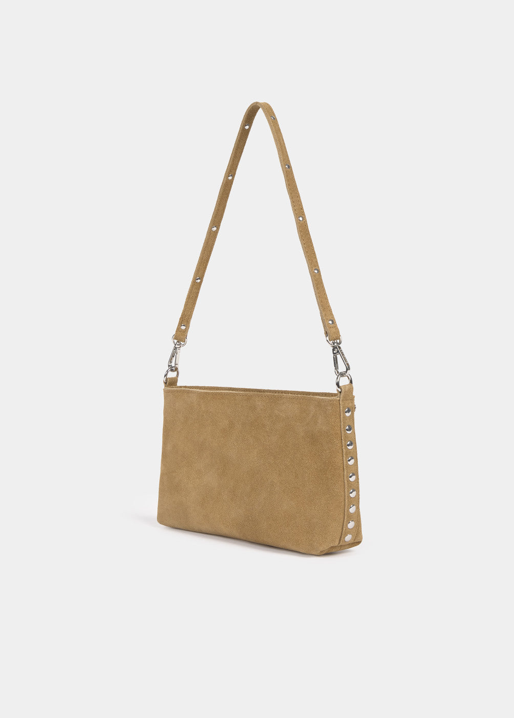 Bolso baguette tachas piel