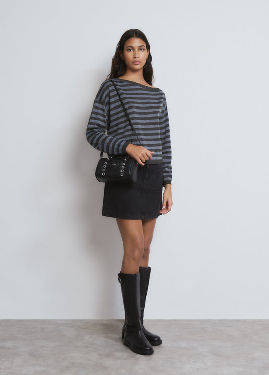 Bolso bowling eyelets