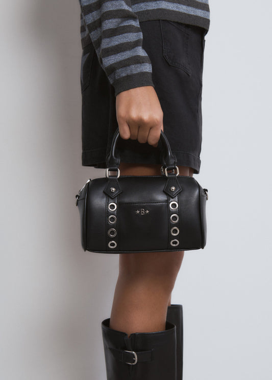 Bolso bowling eyelets