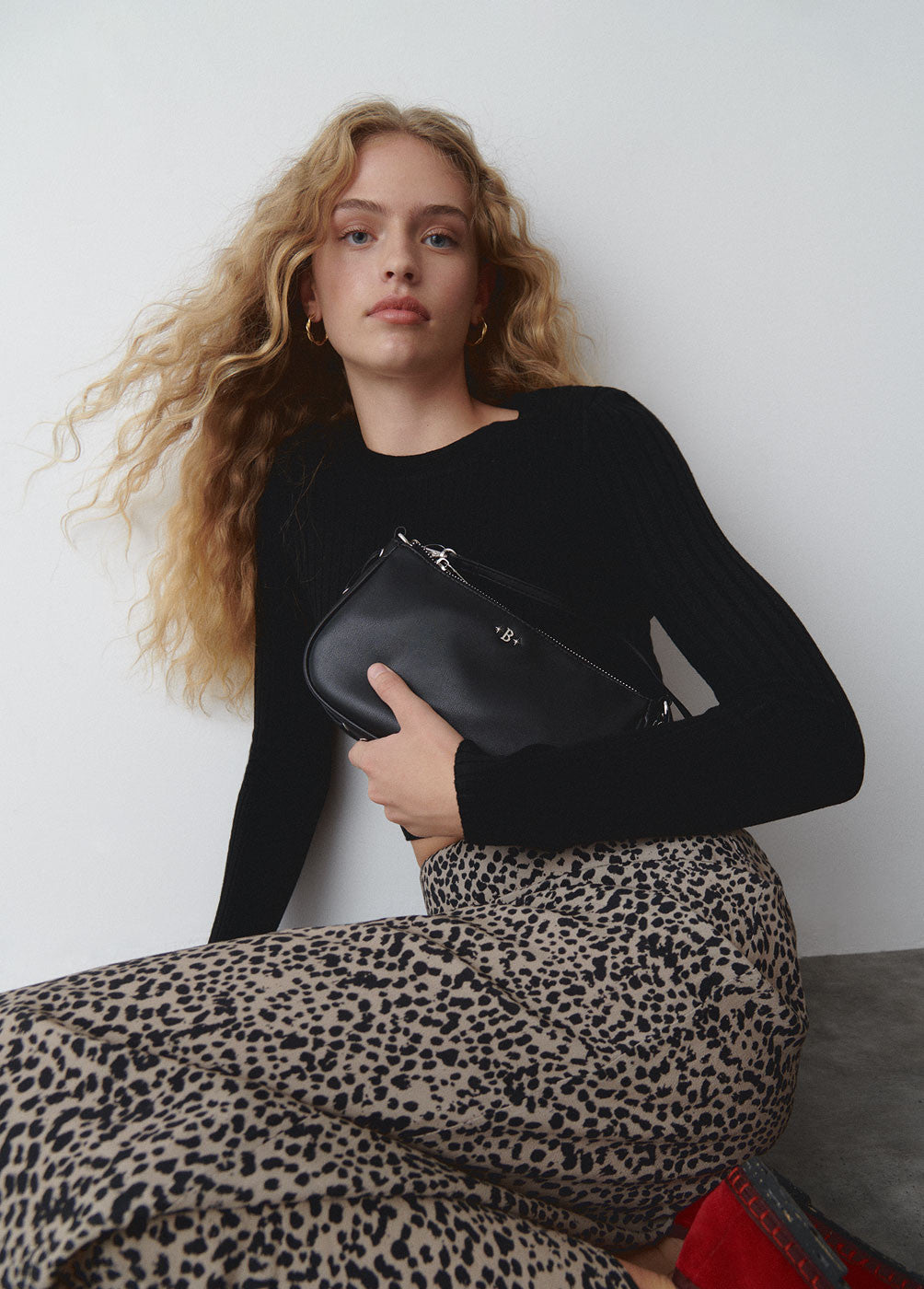 Bolso hombro detalle cuerdas