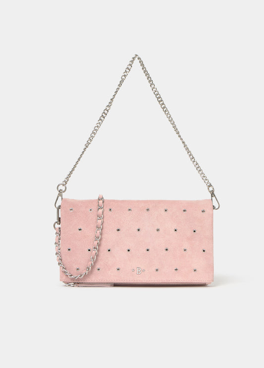 Bolso solapa eyelets piel