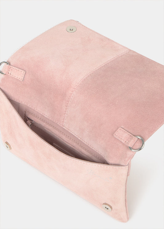 Bolso solapa eyelets piel