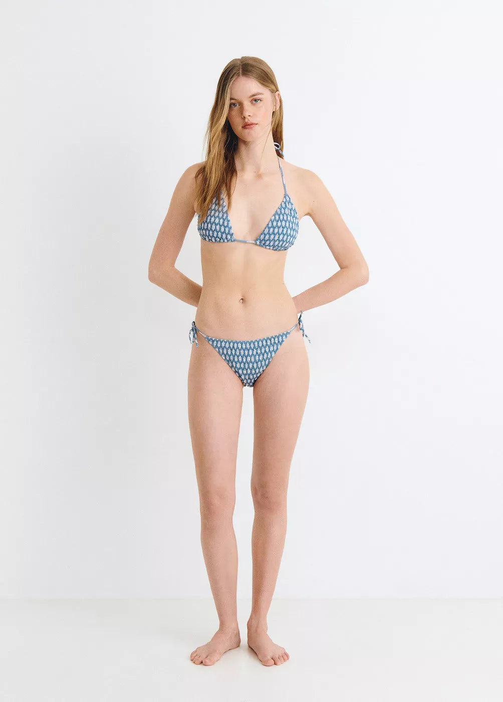 Braguita bikini geométrico ajustable