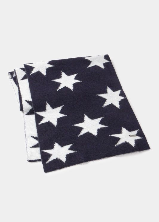 Bufanda tricot estrellas