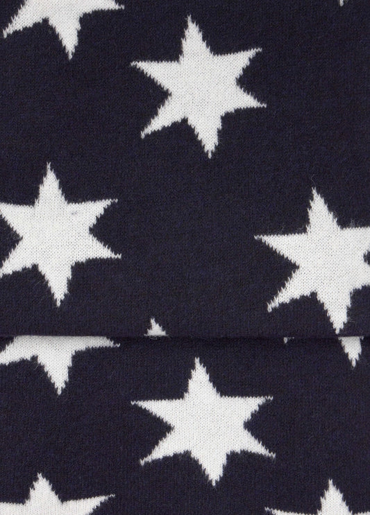 Bufanda tricot estrellas