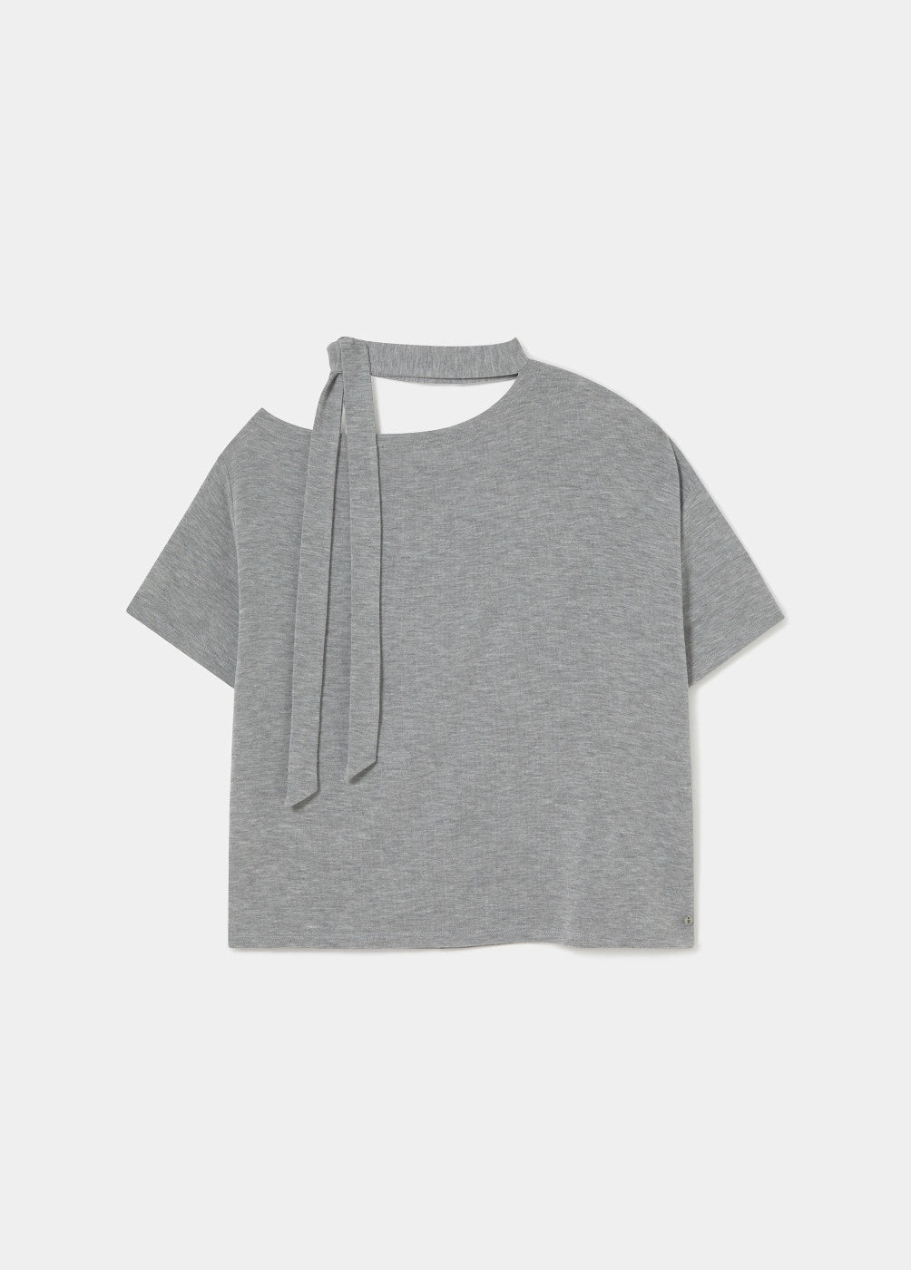 Camiseta asimétrica bufanda