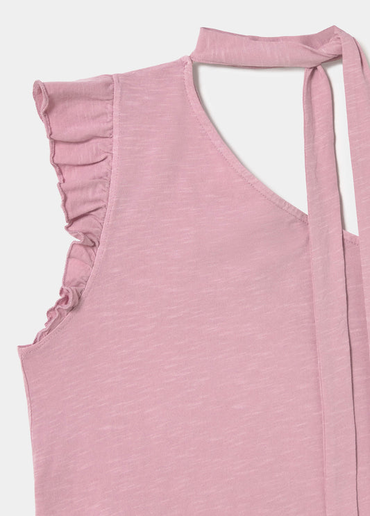 Camiseta asimétrica volante
