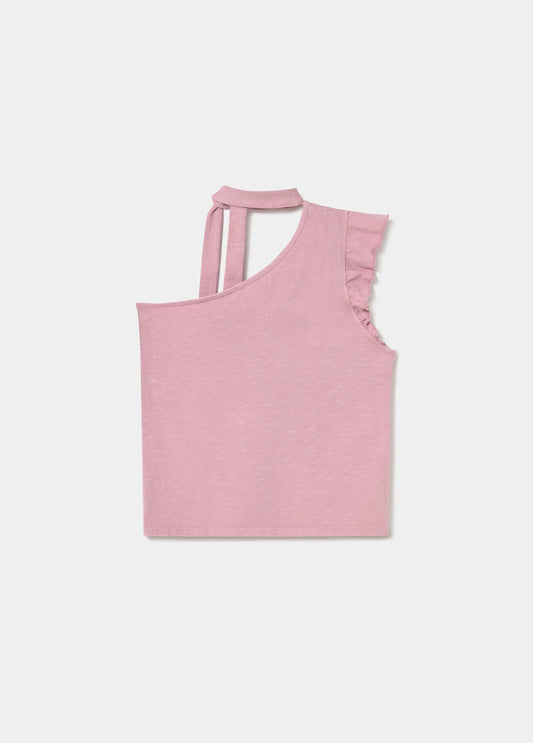 Camiseta asimétrica volante