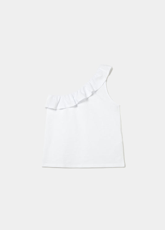 Camiseta asimétrica volante