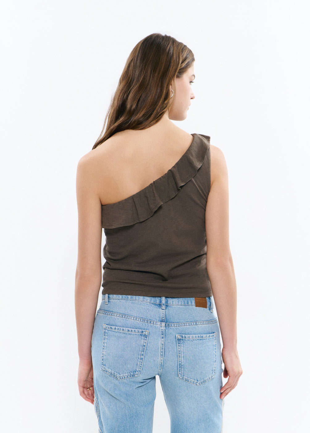 Camiseta asimétrica volante