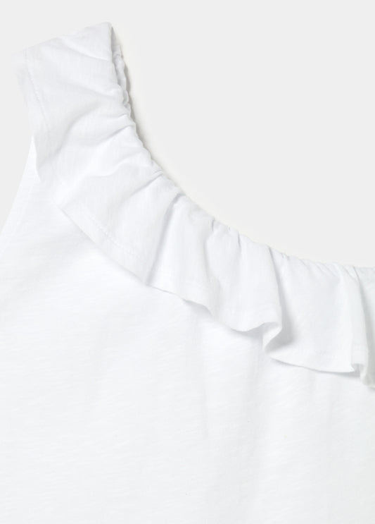 Camiseta asimétrica volante