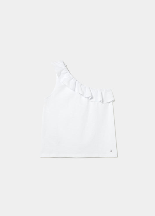 Camiseta asimétrica volante