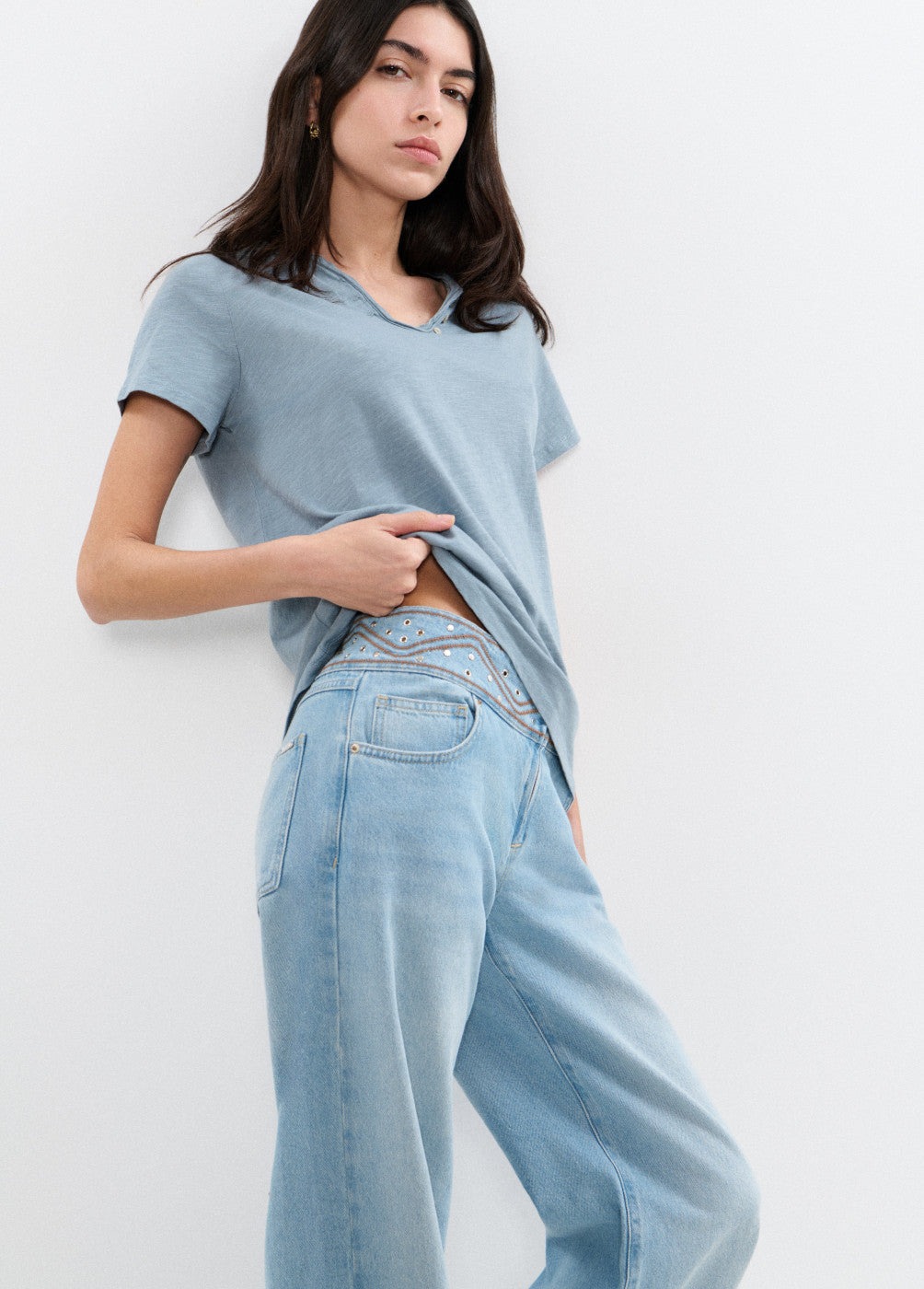 Camiseta botones
