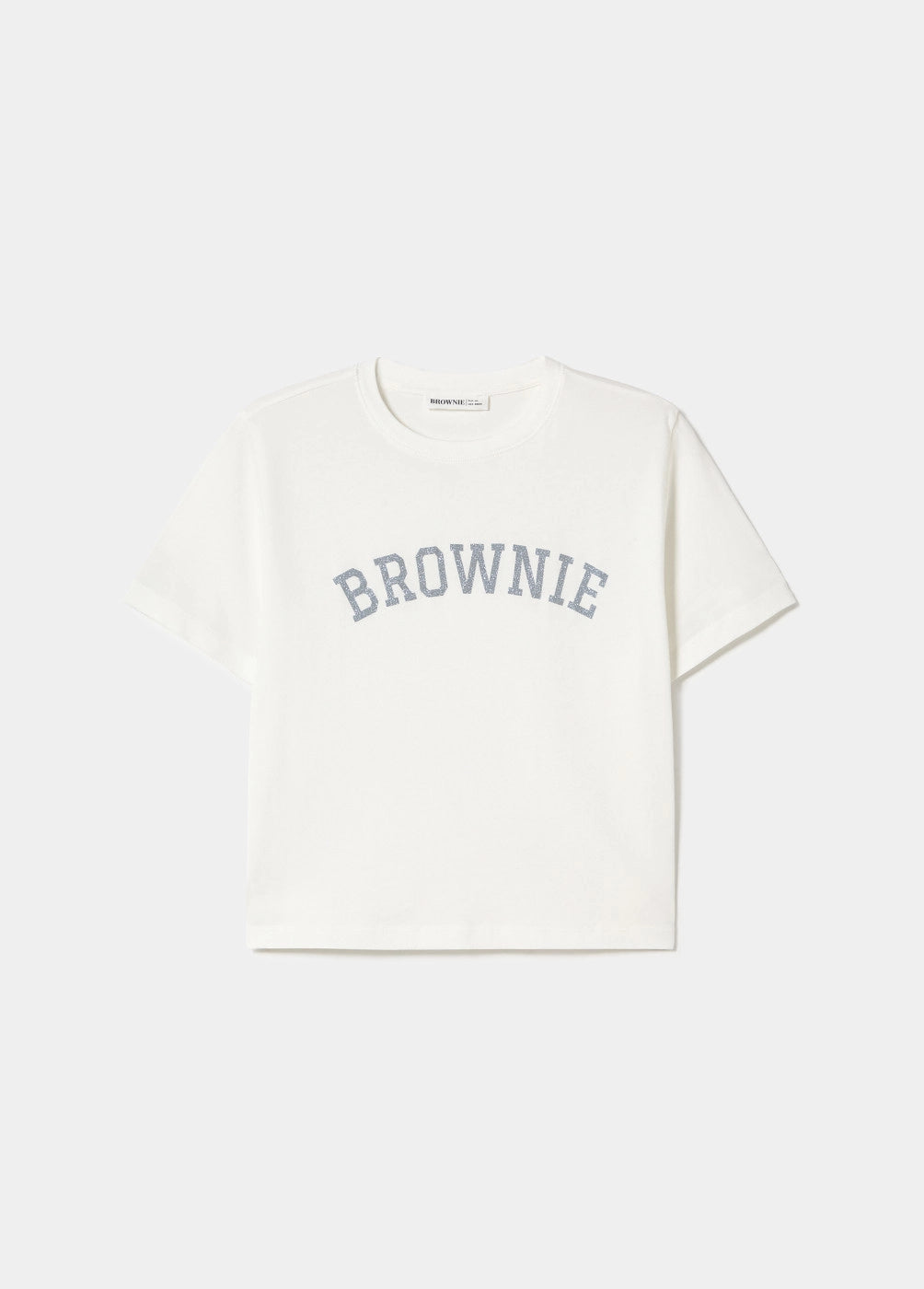 Camiseta Brownie texto glitter