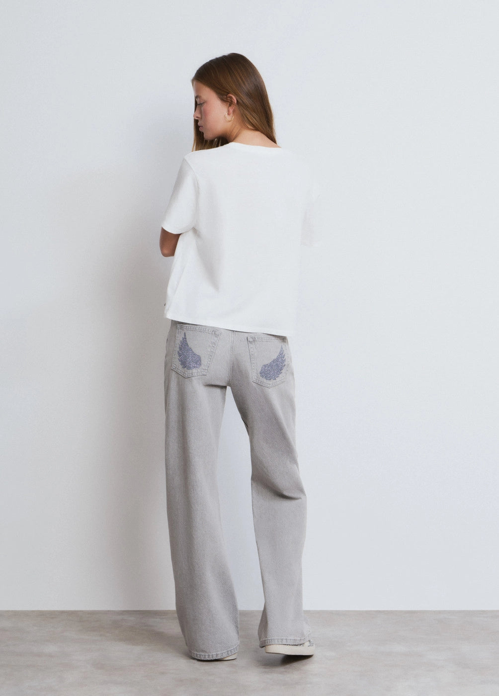 Camiseta logo perrito blanco