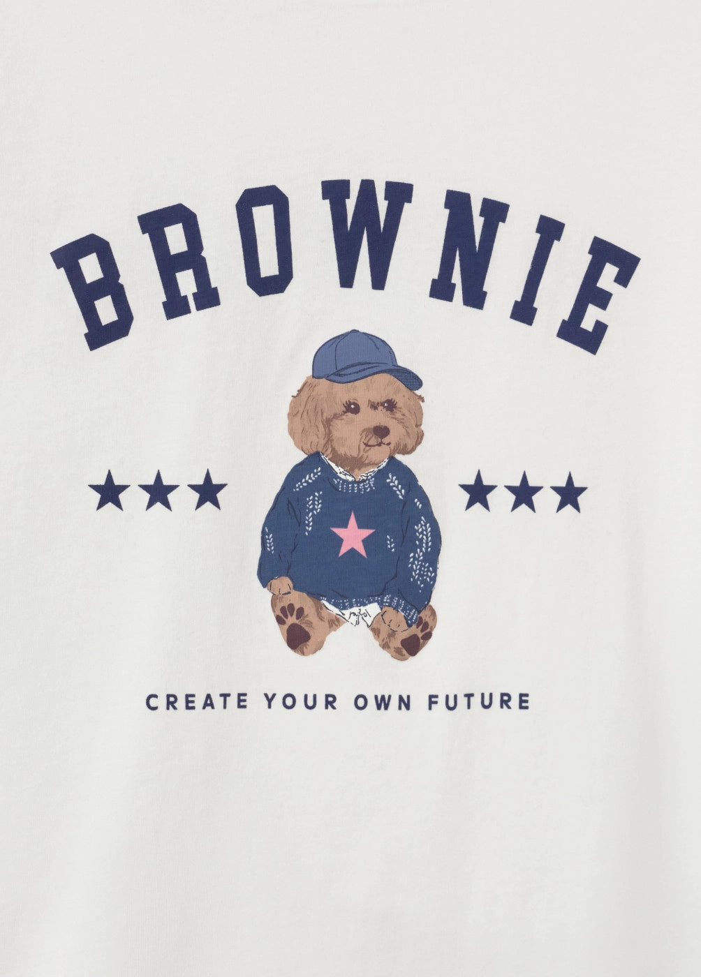 Camiseta logo perrito blanco