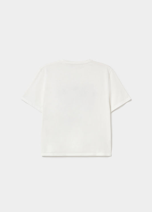 Camiseta logo perrito blanco