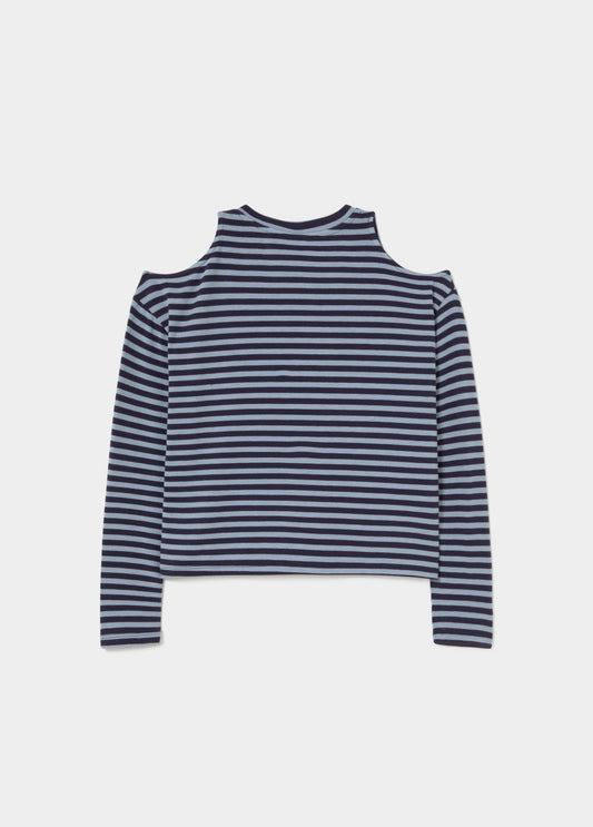 Camiseta rayas azul