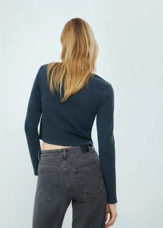 Camiseta rib muse print