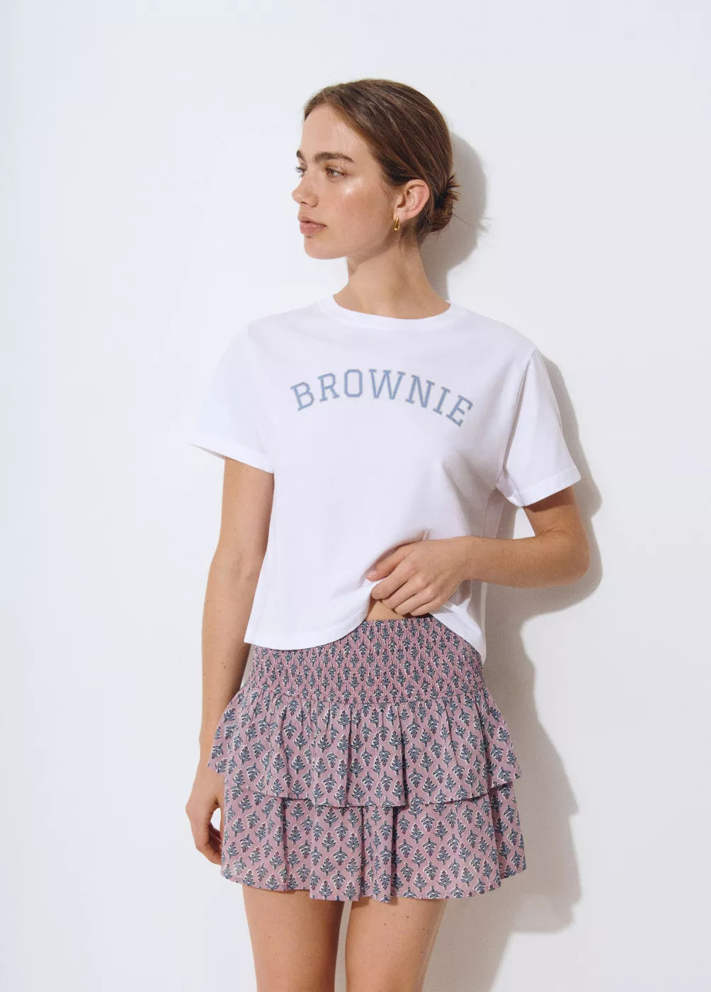 Camiseta texto brownie