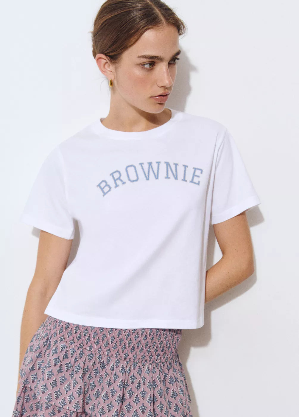 Camiseta texto brownie