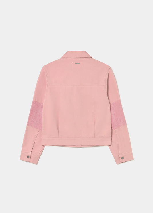 Cazadora algodón codera rayas