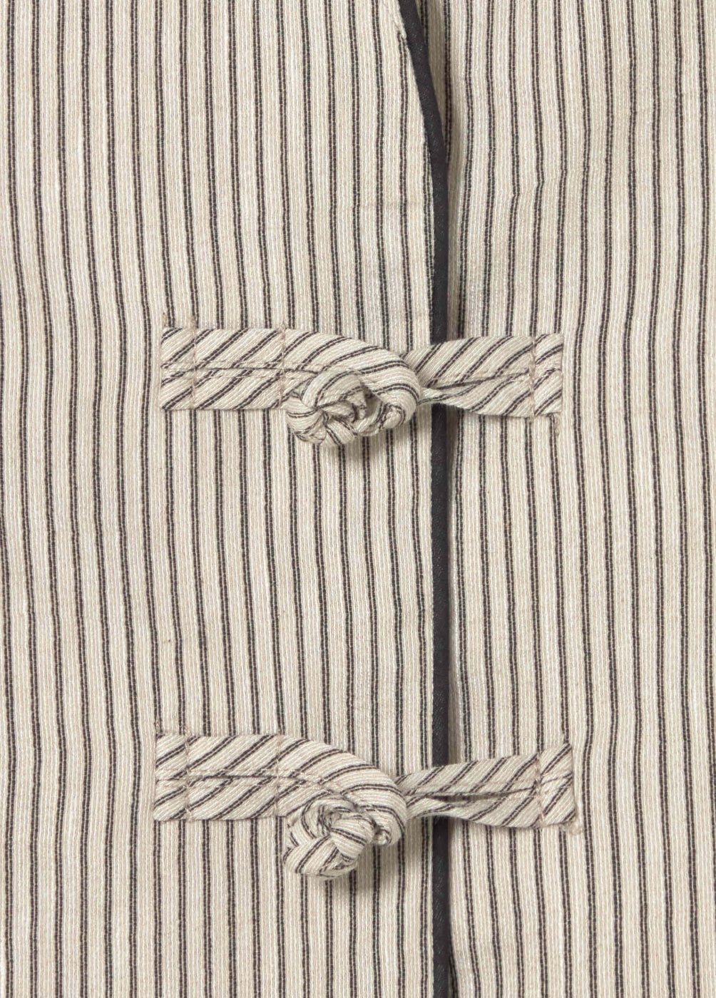 Chaqueta cuello mao rayitas