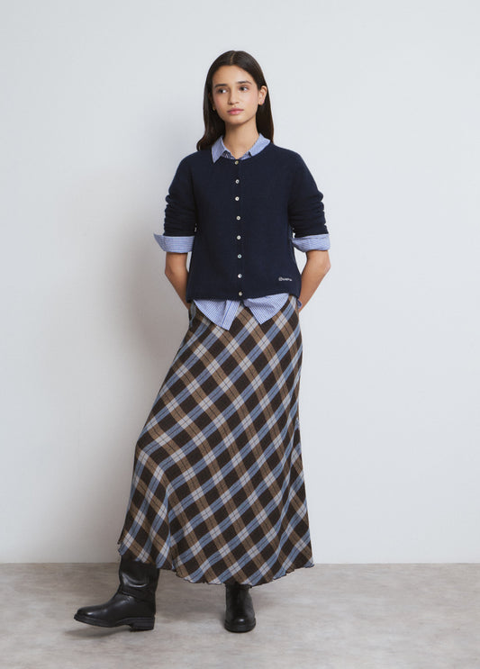 Chaqueta punto básica botones