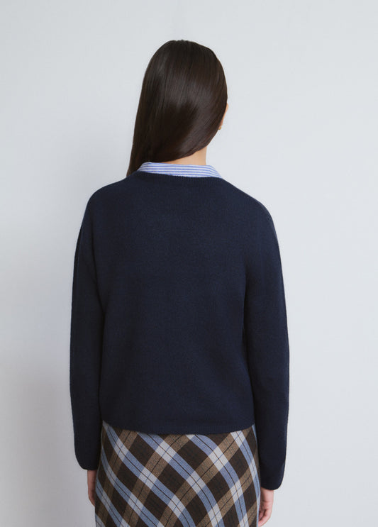 Chaqueta punto básica botones