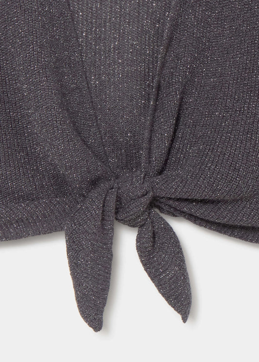 Chaqueta punto lazada