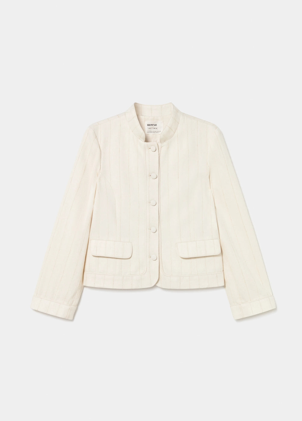 Chaqueta tejido textura y vivos