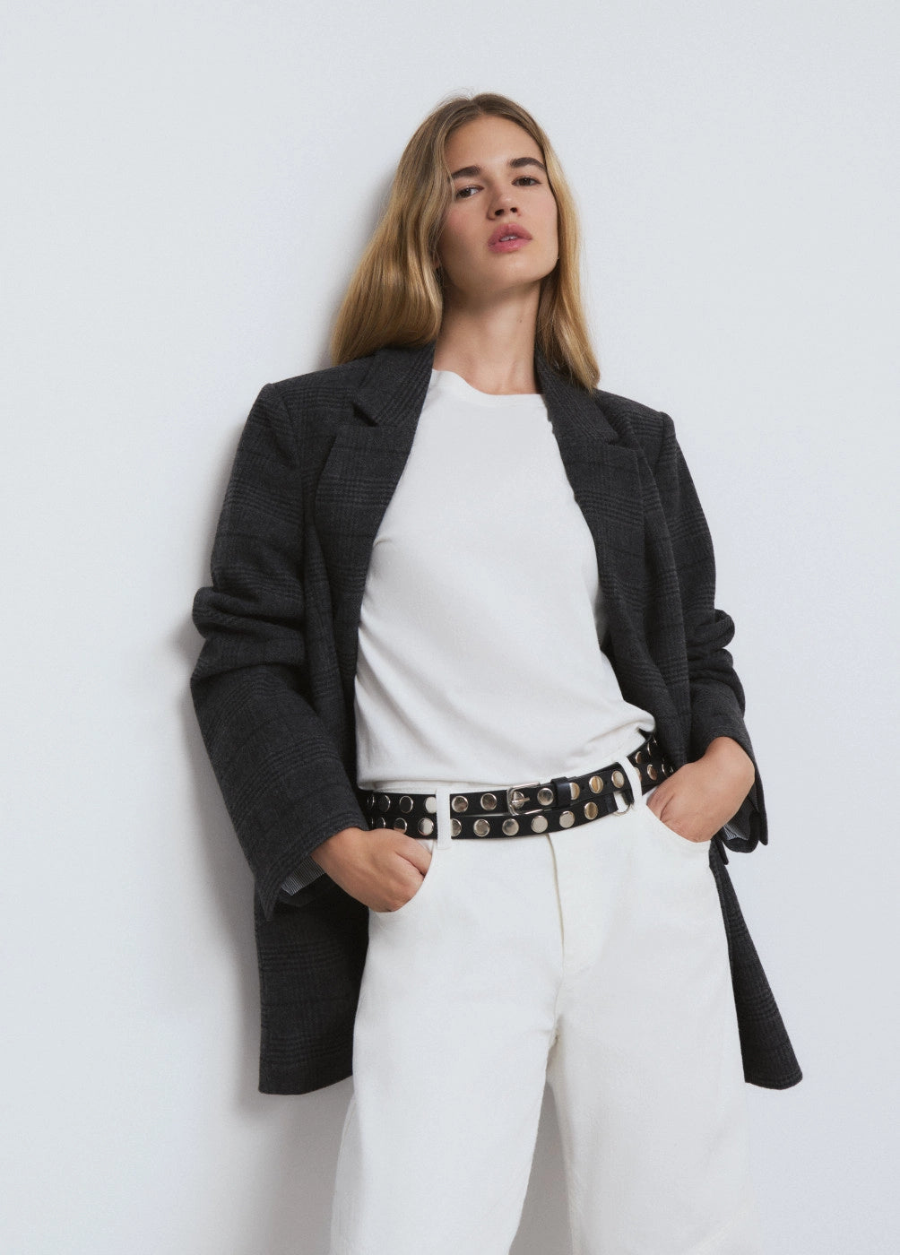 Cinturón doble tachas