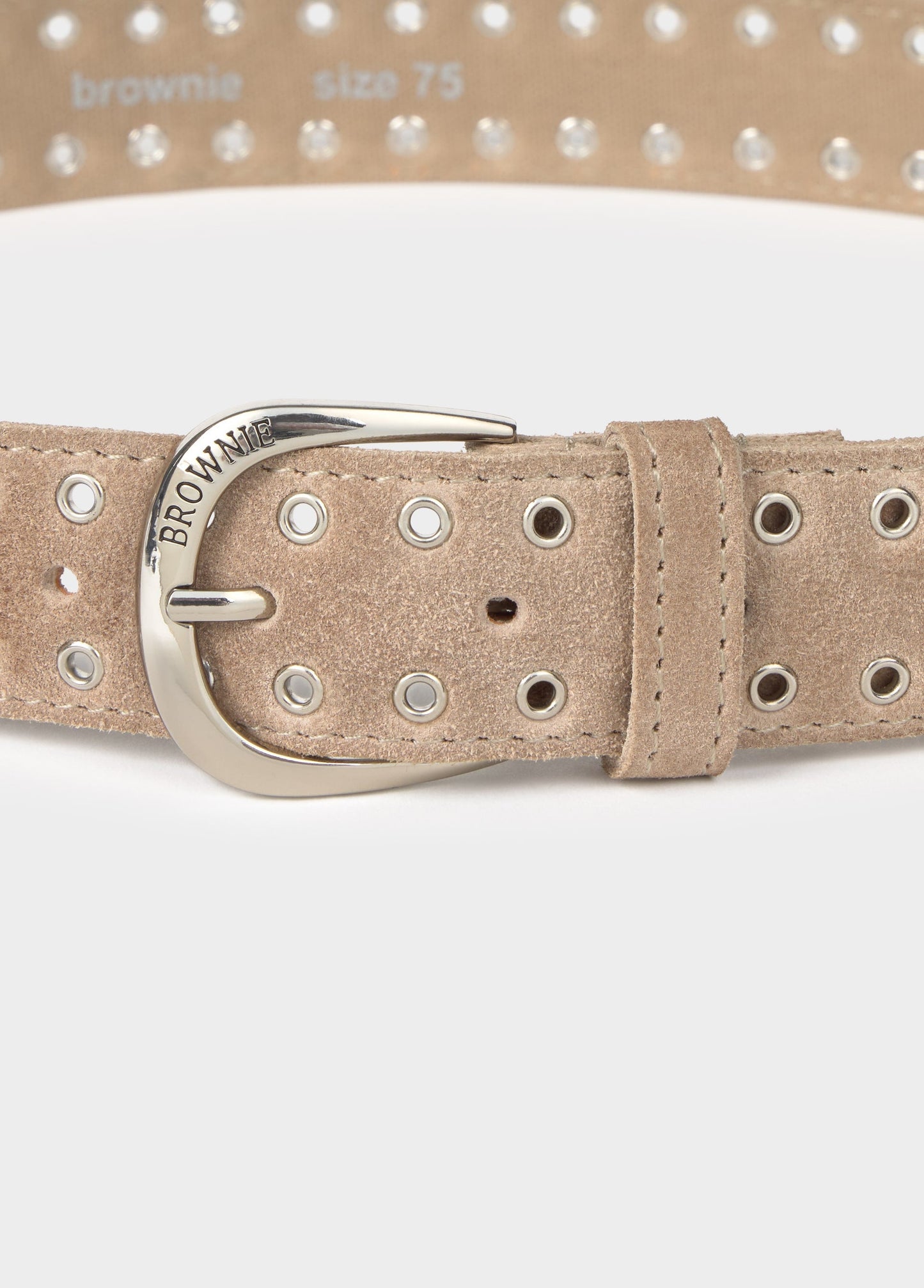 Cinturón serraje eyelets