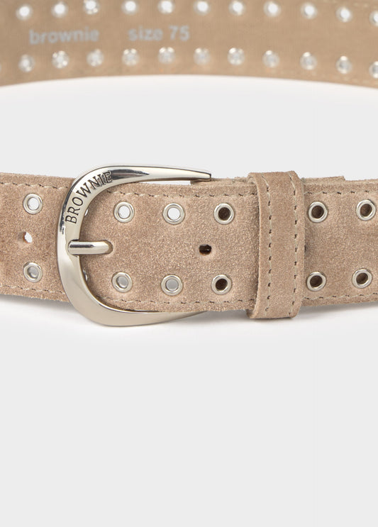Cinturón serraje eyelets