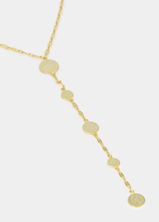 Collar colgante chapitas