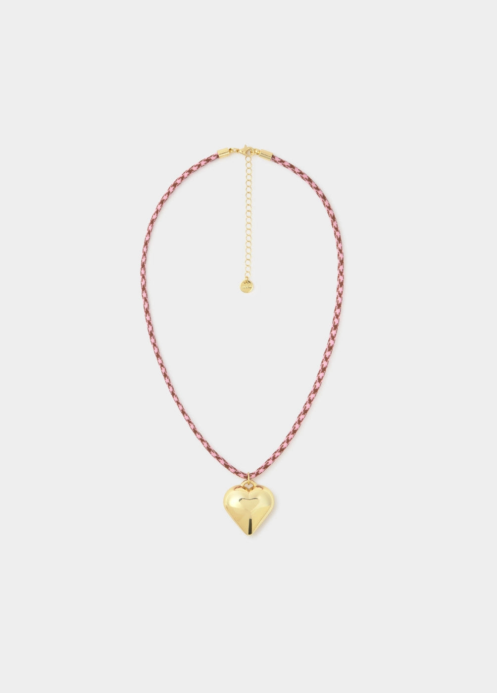 Collar cuerda corazón