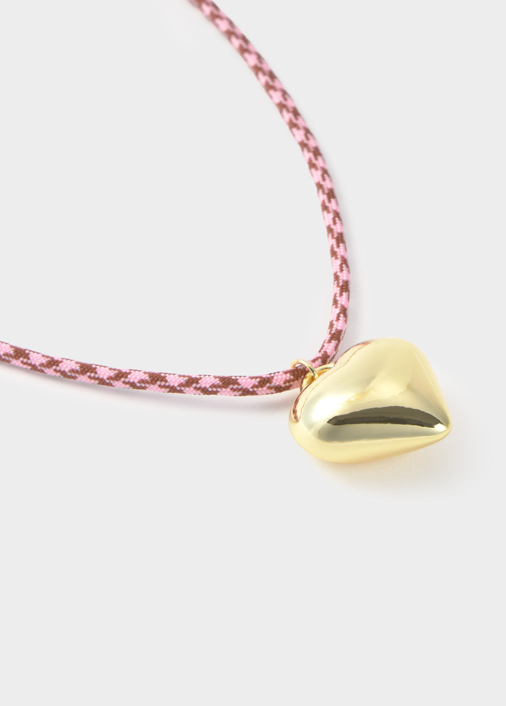 Collar cuerda corazón