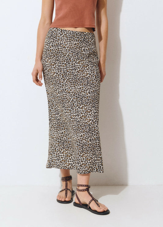 Falda animal print