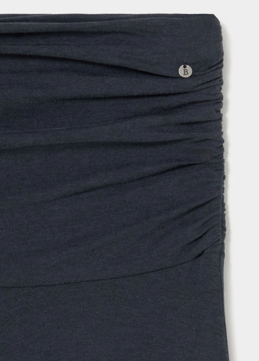 Falda fajin drapeado picos