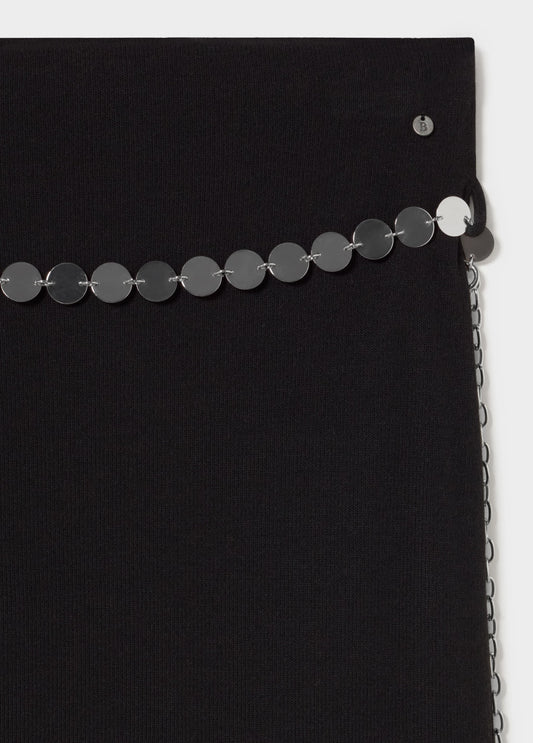 Falda larga cinturón