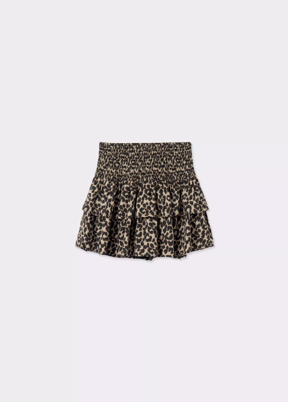 Falda volantes animal print