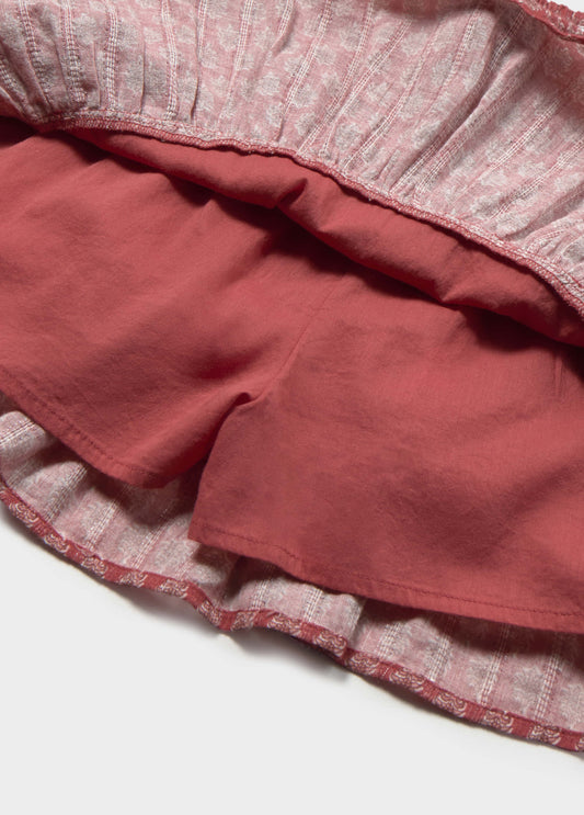 Falda volantes indio